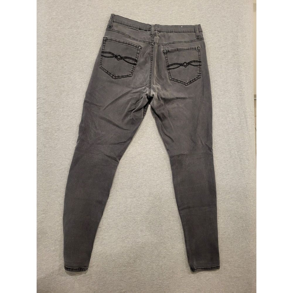 Mudd Jeans Girls Youth‎ Black Denim Skinny High Rise Womens 29x 28. Y2K style - Picture 5 of 5